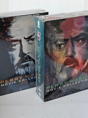 Perry Mason Movie Collection DVD Sealed 6 DVD Double Feature Volumes Paramount
